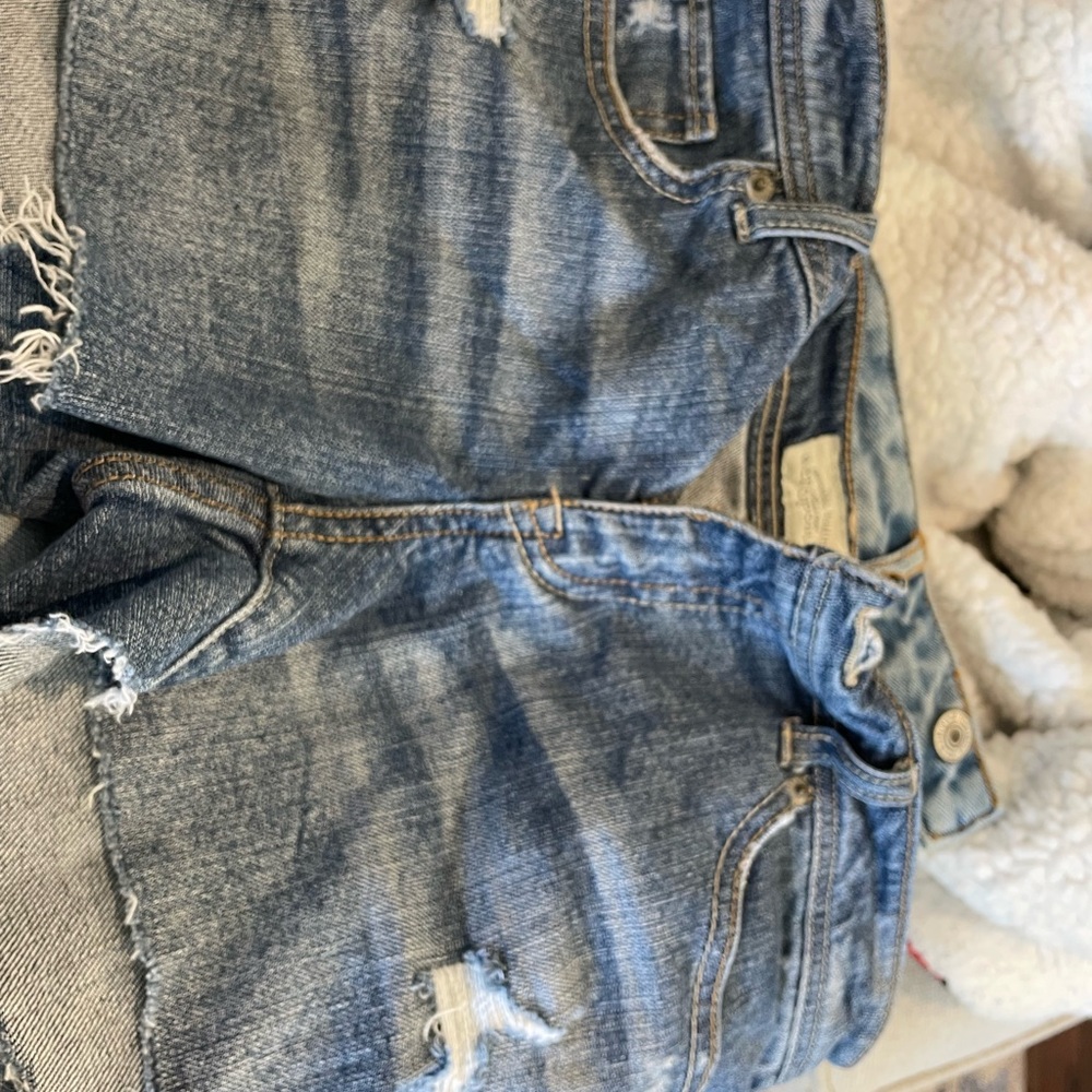 Denim shorts